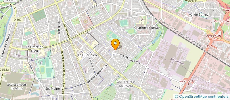 localisation de l'entreprise MONSIEUR DAVID DION  CORMELLES-LE-ROYAL