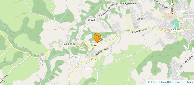 localisation de l'entreprise MONSIEUR DAVID DIRASSE  AYHERRE