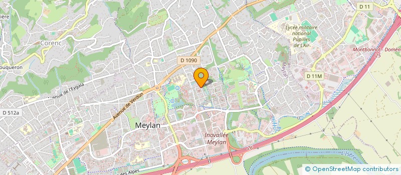 localisation de l'entreprise MONSIEUR DAVID DJEBBOUR  MEYLAN