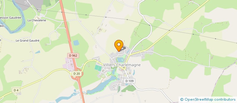 localisation de l'entreprise MONSIEUR DAVID DOBAIRE  VILLIERS-CHARLEMAGNE