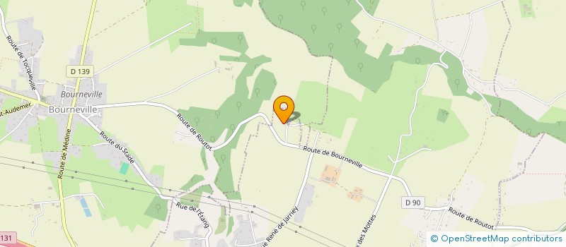 localisation de l'entreprise MONSIEUR DAVID DODARD  ETREVILLE