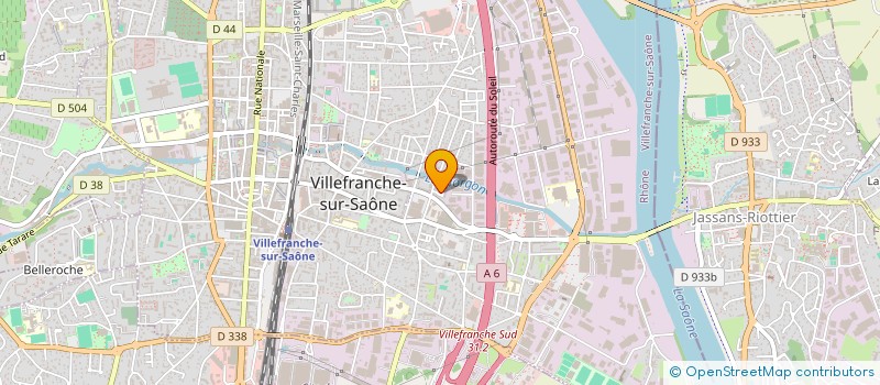 localisation de l'entreprise MONSIEUR DAVID DODILLE  VILLEFRANCHE-SUR-SAONE