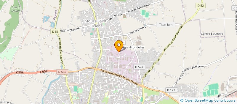 localisation de l'entreprise MONSIEUR DAVID DOFFAGNE  MOURS-SAINT-EUSEBE