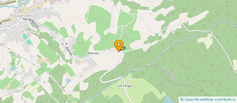 localisation de l'entreprise MONSIEUR DAVID DOHLEN  FOUGEROLLES-SAINT-VALBERT