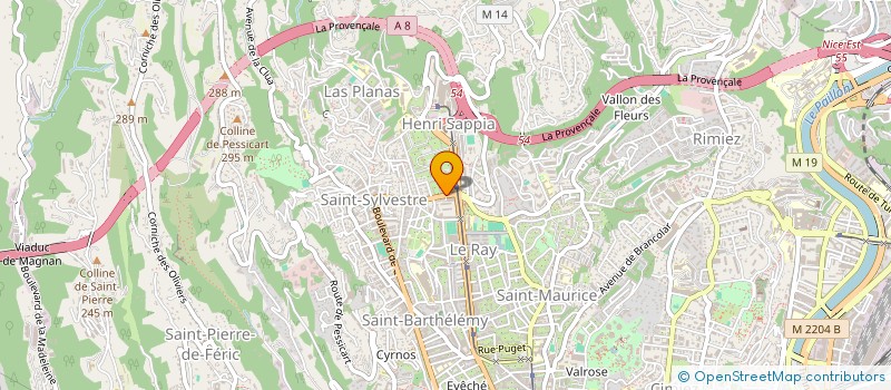 localisation de l'entreprise MONSIEUR DAVID DOLEANS  NICE