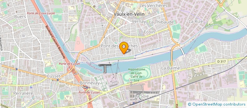 localisation de l'entreprise MONSIEUR DAVID DOLMEN  VAULX-EN-VELIN