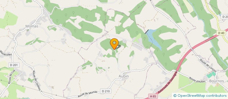 localisation de l'entreprise MONSIEUR DAVID DOMECQ-LARRIEU  AUBIN