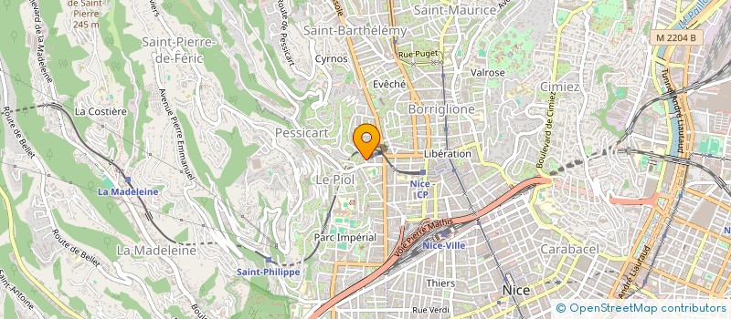 localisation de l'entreprise MONSIEUR DAVID DOMINGUES  NICE