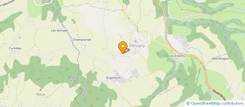 localisation de l'entreprise MONSIEUR DAVID DOMINGUES  MESIGNY