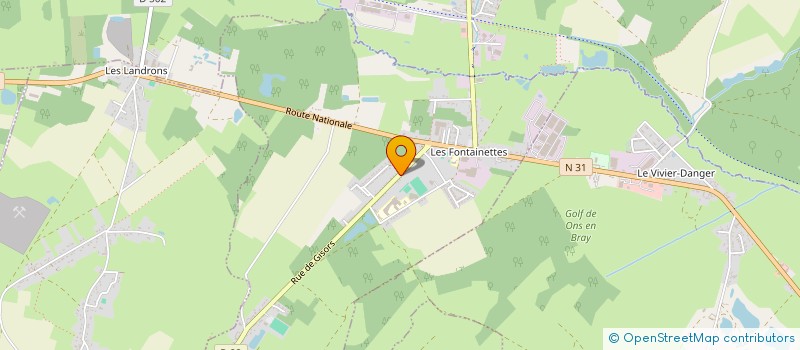 localisation de l'entreprise MONSIEUR DAVID DOMINGUES  SAINT-AUBIN-EN-BRAY