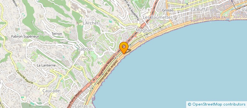 localisation de l'entreprise MONSIEUR DAVID DOMINIK BACH à NICE
