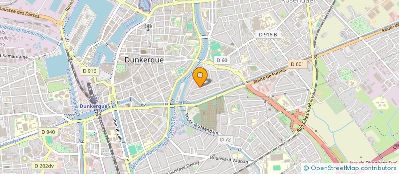 localisation de l'entreprise MONSIEUR DAVID DONNAT  DUNKERQUE