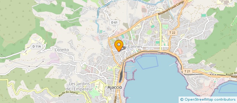 localisation de l'entreprise MONSIEUR DAVID DORE à AJACCIO