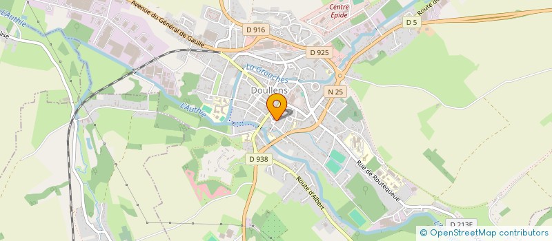 localisation de l'entreprise MONSIEUR DAVID DOREY à DOULLENS