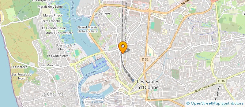 localisation de l'entreprise MONSIEUR DAVID DOS SANTOS à LES SABLES D'OLONNE