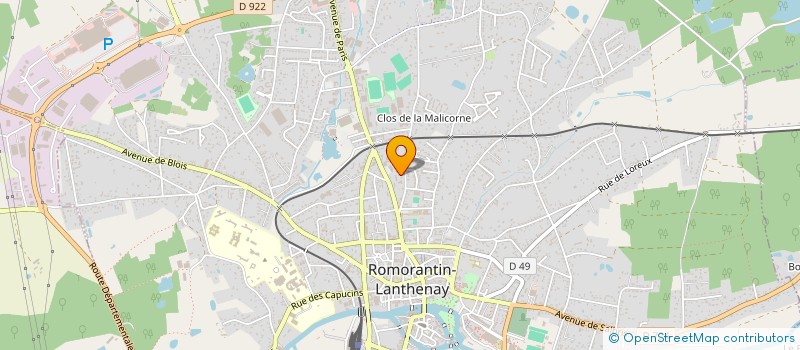 localisation de l'entreprise MONSIEUR DAVID DOS SANTOS  ROMORANTIN-LANTHENAY