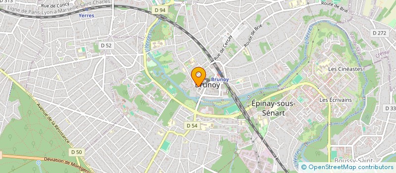 localisation de l'entreprise MONSIEUR DAVID DOS SANTOS OLIVEIRA à BRUNOY