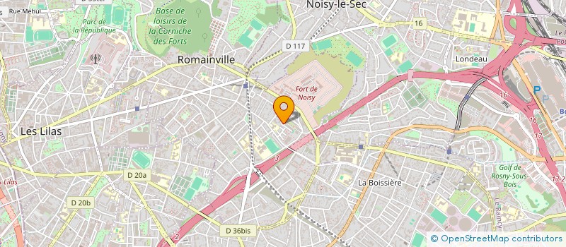 localisation de l'entreprise MONSIEUR DAVID DOSE à ROMAINVILLE