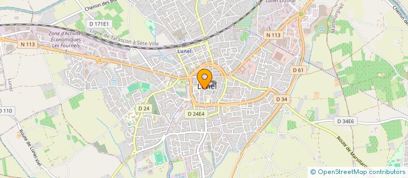 localisation de l'entreprise MONSIEUR DAVID DOUCET  LUNEL