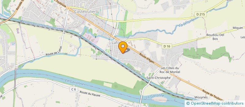 localisation de l'entreprise MONSIEUR DAVID DOUCET  LAFOX