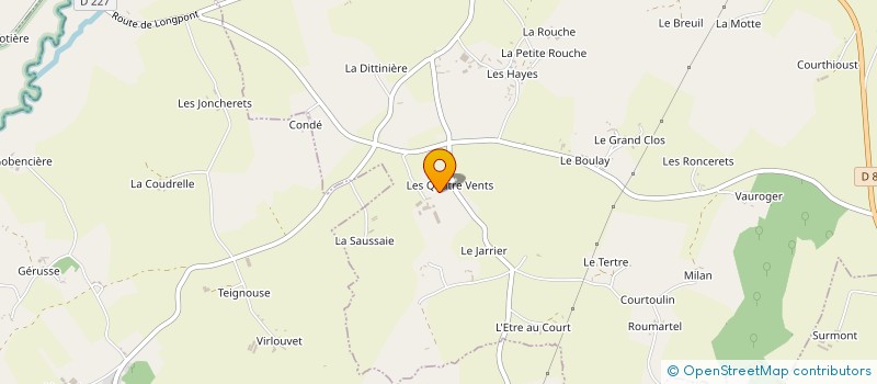 localisation de l'entreprise MONSIEUR DAVID DOUET à BAZOCHES SUR HOENE