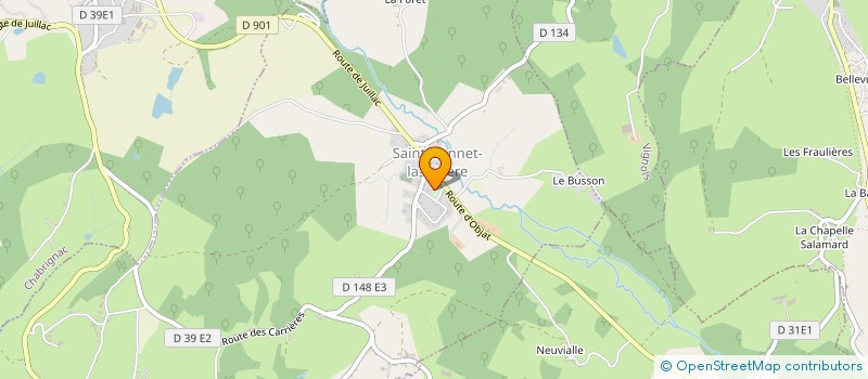 localisation de l'entreprise MONSIEUR DAVID DOUEZ  SAINT-BONNET-LA-RIVIERE