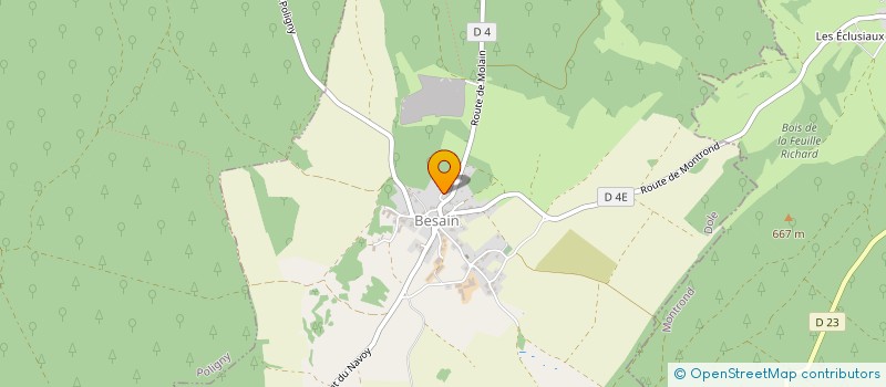 localisation de l'entreprise MONSIEUR DAVID DOUSSOT  BESAIN