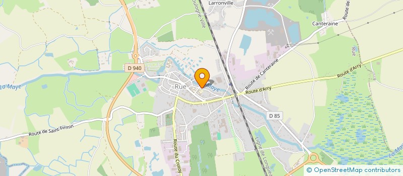 localisation de l'entreprise MONSIEUR DAVID DOVERGNE  RUE