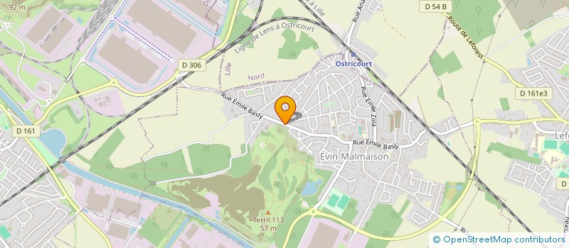 localisation de l'entreprise MONSIEUR DAVID DOYEN  EVIN-MALMAISON