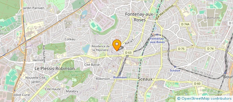 localisation de l'entreprise MONSIEUR DAVID DROBINSKI à FONTENAY-AUX-ROSES