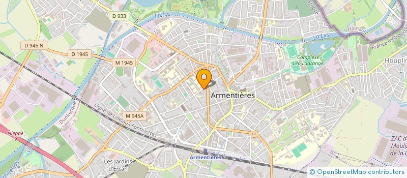 localisation de l'entreprise MONSIEUR DAVID DROUBAIX à ARMENTIERES