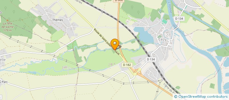 localisation de l'entreprise MONSIEUR DAVID DRU  CEZY