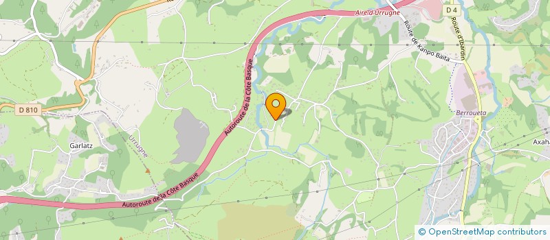 localisation de l'entreprise MONSIEUR DAVID DRUETZ  URRUGNE