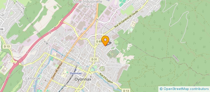 localisation de l'entreprise MONSIEUR DAVID DUARTE DA SILVA à OYONNAX
