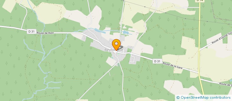 localisation de l'entreprise MONSIEUR DAVID DUBERNET  BEYLONGUE