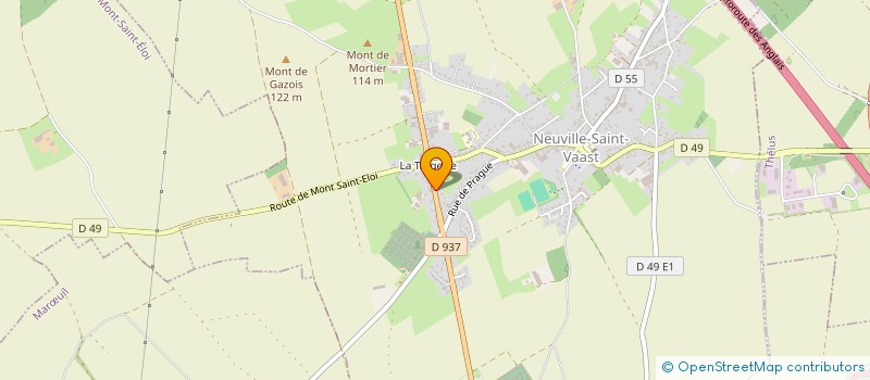 localisation de l'entreprise MONSIEUR DAVID DUBOCAGE  NEUVILLE-SAINT-VAAST