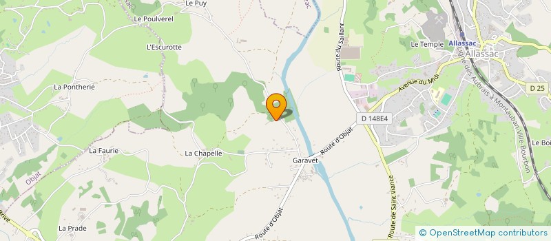 localisation de l'entreprise MONSIEUR DAVID DUBOIS à ALLASSAC