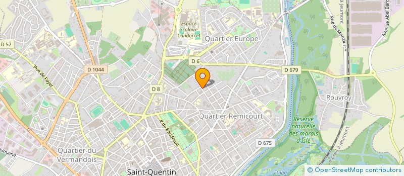 localisation de l'entreprise MONSIEUR DAVID DUBOIS à SAINT-QUENTIN