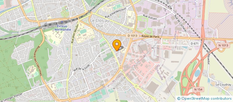 localisation de l'entreprise MONSIEUR DAVID DUBOIS  EVREUX