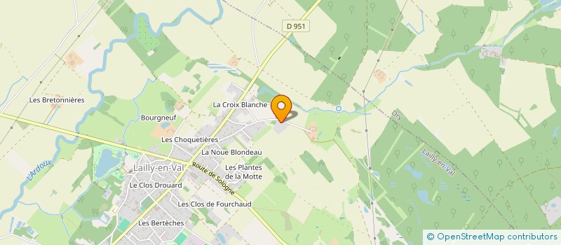 localisation de l'entreprise MONSIEUR DAVID DUBOIS à LAILLY-EN-VAL