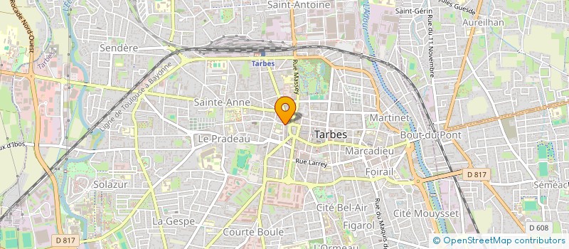 localisation de l'entreprise MONSIEUR DAVID DUBOSC à TARBES