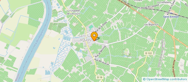 localisation de l'entreprise MONSIEUR DAVID DUBOURDEAUX  SAINT-SULPICE-DE-FALEYRENS