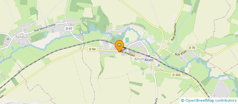 localisation de l'entreprise MONSIEUR DAVID DUBUISSON  ANVIN