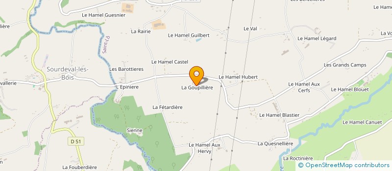 localisation de l'entreprise MONSIEUR DAVID DUCHEMIN  PERCY-EN-NORMANDIE