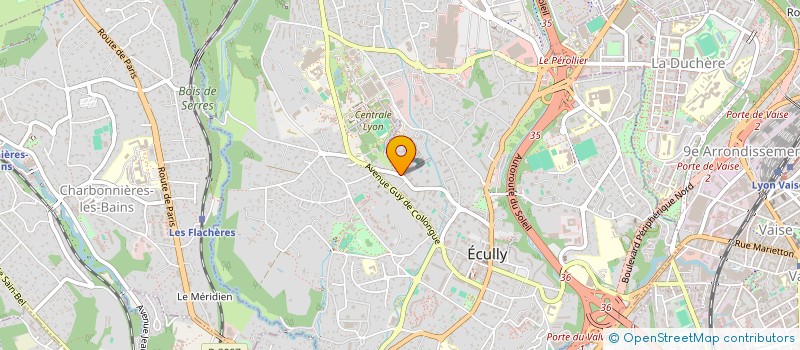 localisation de l'entreprise MONSIEUR DAVID DUCLOS  ECULLY