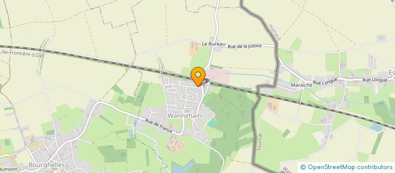 localisation de l'entreprise MONSIEUR DAVID DUCOURANT  WANNEHAIN