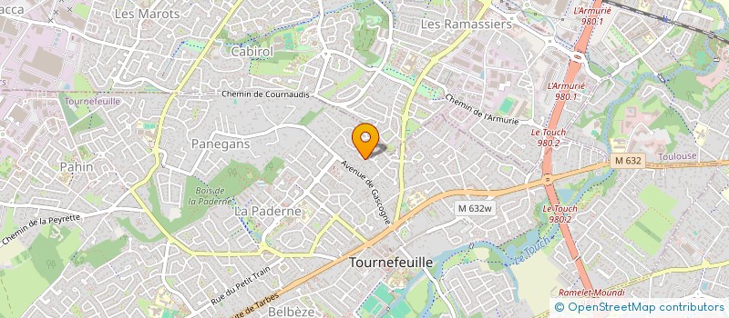 localisation de l'entreprise MONSIEUR DAVID DUCROS à TOURNEFEUILLE