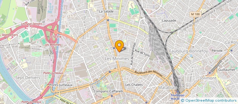 localisation de l'entreprise MONSIEUR DAVID DUFFAU  TOULOUSE