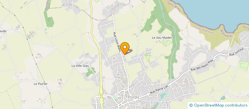 localisation de l'entreprise MONSIEUR DAVID DUFRENE  PORDIC