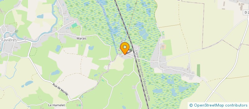 localisation de l'entreprise MONSIEUR DAVID DUFRENOY  PONTHOILE